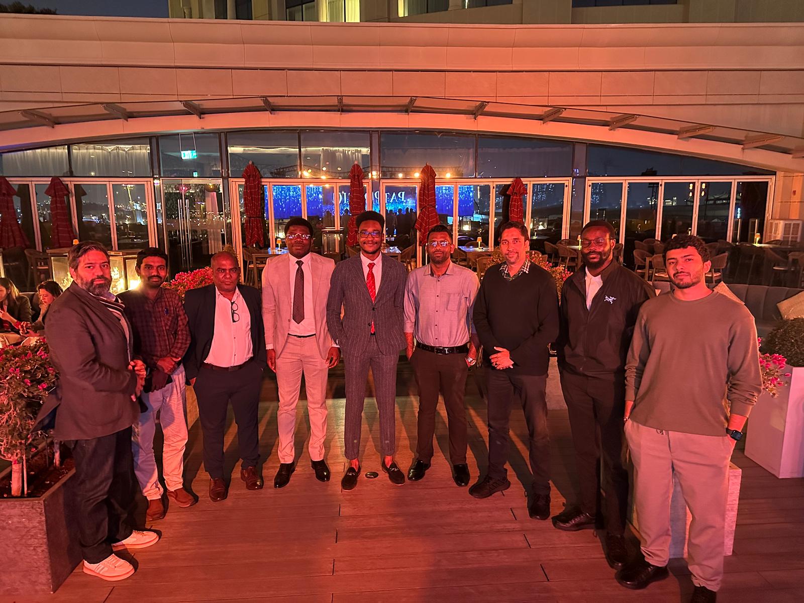 Founders Club Doha — event group photo